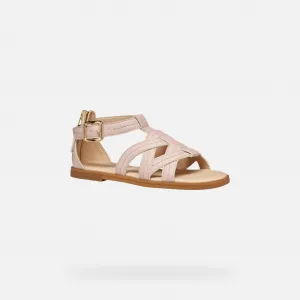 Light Pink Girls' Sandals Geox Karly - Girls