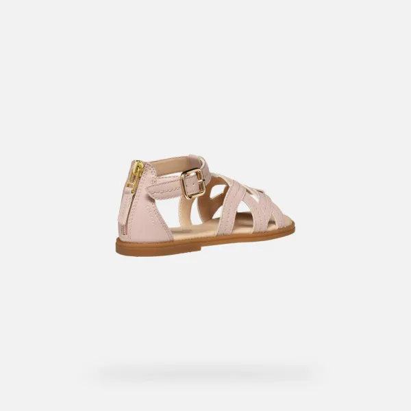 Light Pink Girls' Sandals Geox Karly - Girls