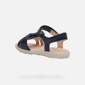 Dark Blue Girls' Sandals Geox Haiti - Girls