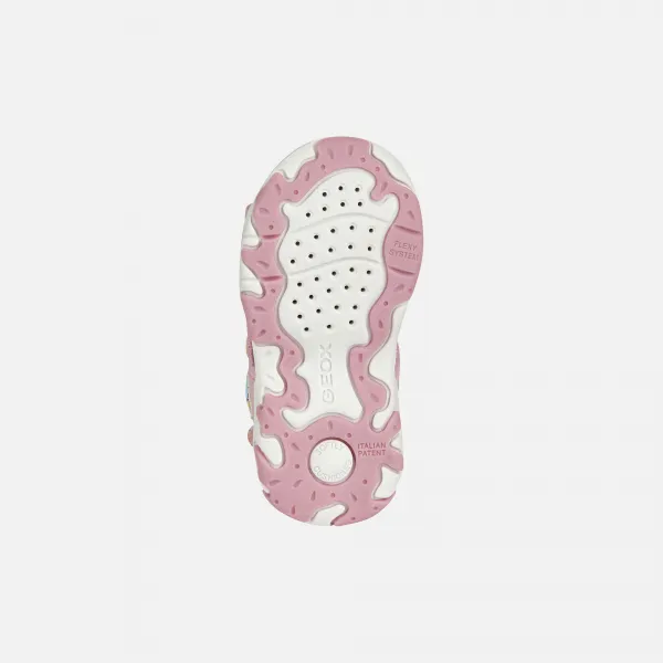 Pink Girls Sandals Geox Flaffee - Girls