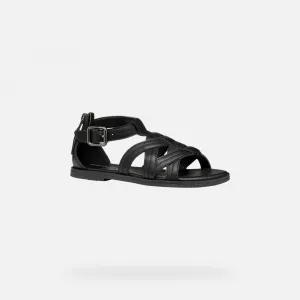 Black Girls' Sandals Geox Karly - Girls