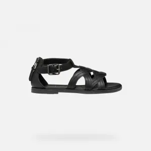 Black Girls' Sandals Geox Karly - Girls