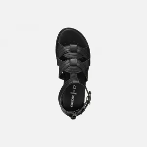 Black Girls' Sandals Geox Karly - Girls
