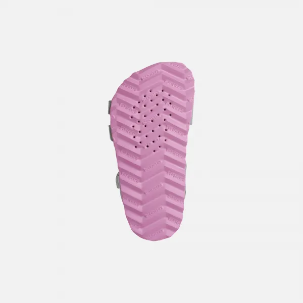 Silver Girls Sandals Geox Chalki - Girls