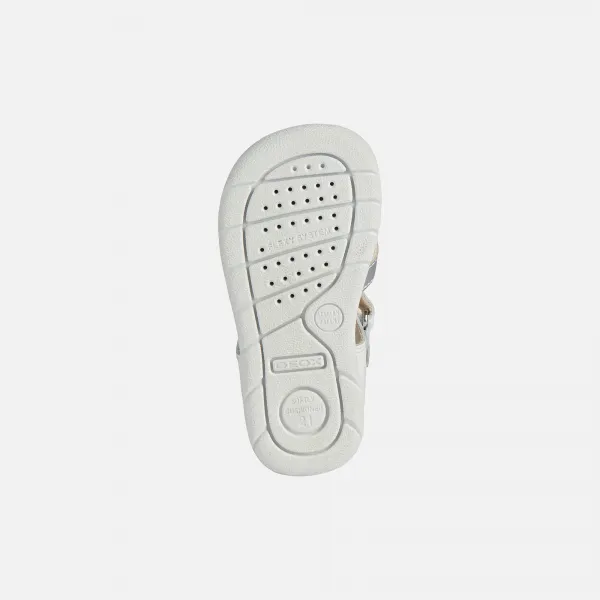 White Girls Sandals Geox Alul - Girls