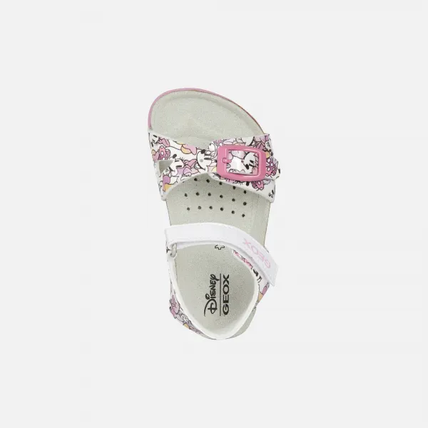 White Girls Sandals Geox Chalki - Girls