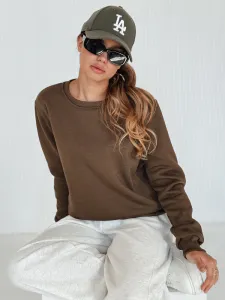 Dámska mikina FASHION II tmavohnedá