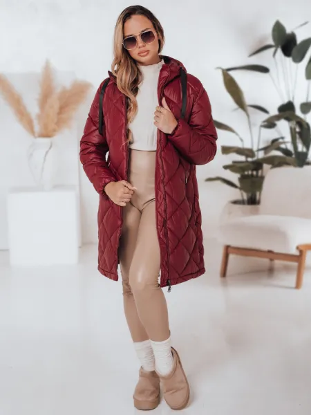 Dámska zimná bunda SNOWVIBE červená