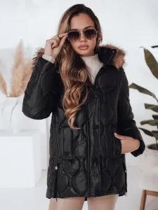 Dámska zimná bunda LUMORE s kapucňou, khaki