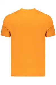 Pánske oranžové tričko s krátkym rukávom