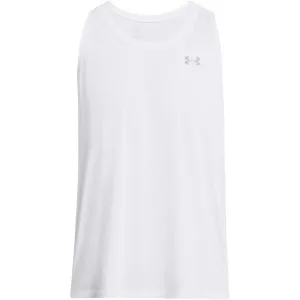 Under Armour LAUNCH SINGLET Pánske tielko, biela, veľkosť