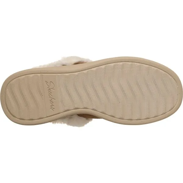 Skechers COZY ESCAPE Dámske zateplené papuče, hnedá, veľkosť