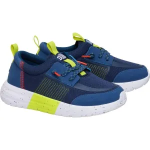 HEY DUDE SIROCCO PLAY Y SPORT STRIPE Detská voľnočasová obuv, tmavo modrá, veľkosť