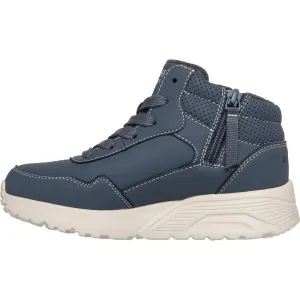 Skechers UNO LITE Detská zateplená obuv, sivá, veľkosť