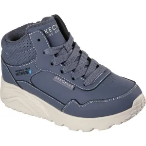 Skechers UNO LITE Detská zateplená obuv, sivá, veľkosť