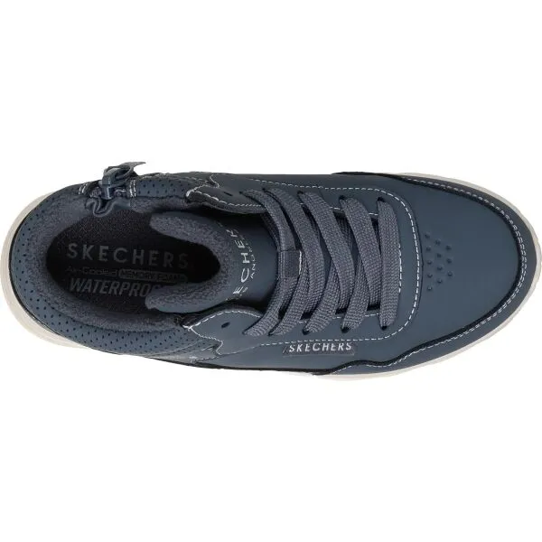 Skechers UNO LITE Detská zateplená obuv, sivá, veľkosť