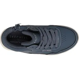 Skechers UNO LITE Detská zateplená obuv, sivá, veľkosť