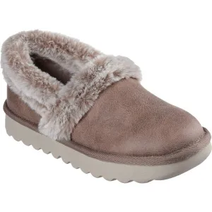 Skechers COZY UP Dámske zateplené papuče, hnedá, veľkosť