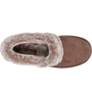 Skechers COZY UP Dámske zateplené papuče, hnedá, veľkosť