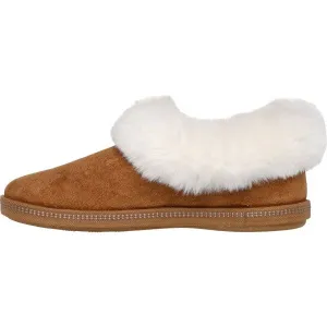 Skechers COZY CAMPFIRE Dámske zateplené papuče, hnedá, veľkosť