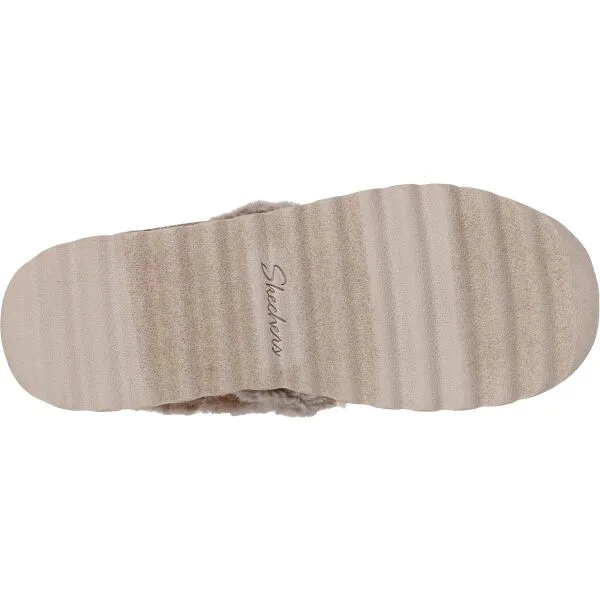 Skechers COZY UP Dámske zateplené papuče, hnedá, veľkosť