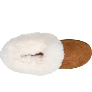 Skechers COZY CAMPFIRE Dámske zateplené papuče, hnedá, veľkosť