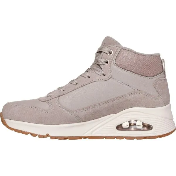 Skechers UNO - STACRE SHINE Dámska vychádzková obuv, sivá, veľkosť