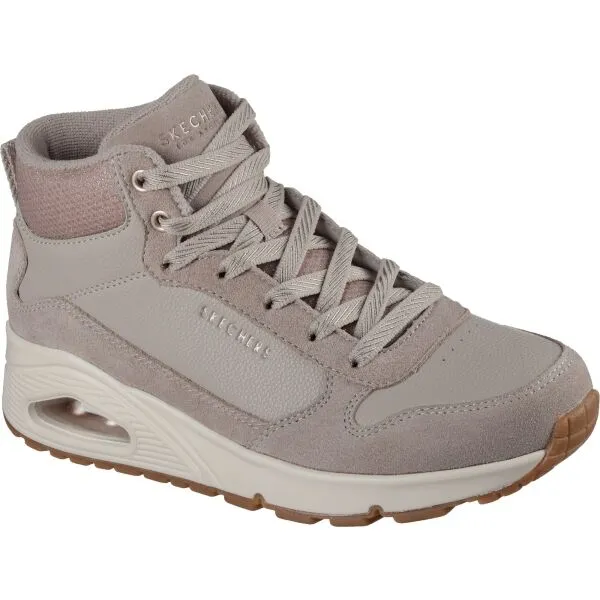 Skechers UNO - STACRE SHINE Dámska vychádzková obuv, sivá, veľkosť