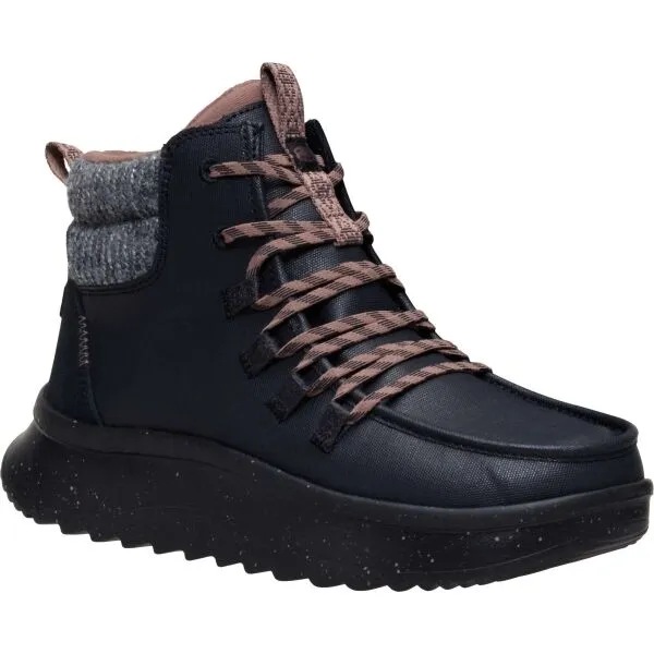 HEY DUDE WENDY PEAK APRES COATED CANVAS Dámska zimná obuv, čierna, veľkosť