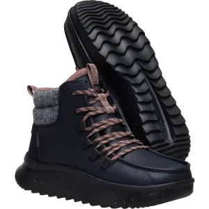 HEY DUDE WENDY PEAK APRES COATED CANVAS Dámska zimná obuv, čierna, veľkosť
