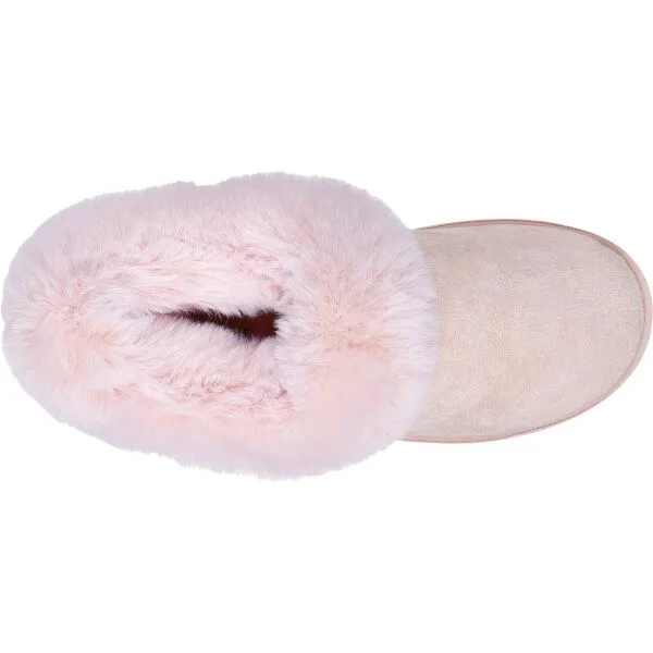 Skechers COZY CAMPFIRE Dámske zateplené papuče, ružová, veľkosť