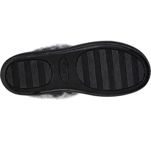 Skechers COZY CAMPFIRE Dámske zateplené papuče, čierna, veľkosť