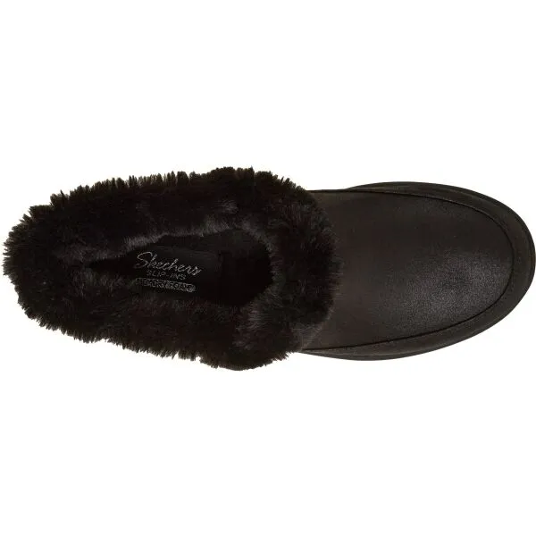 Skechers COZY ESCAPE Dámske zateplené papuče, čierna, veľkosť