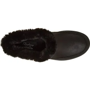 Skechers COZY ESCAPE Dámske zateplené papuče, čierna, veľkosť