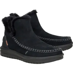 HEY DUDE CAMDEN SUEDE Dámska voľnočasová obuv, čierna, veľkosť