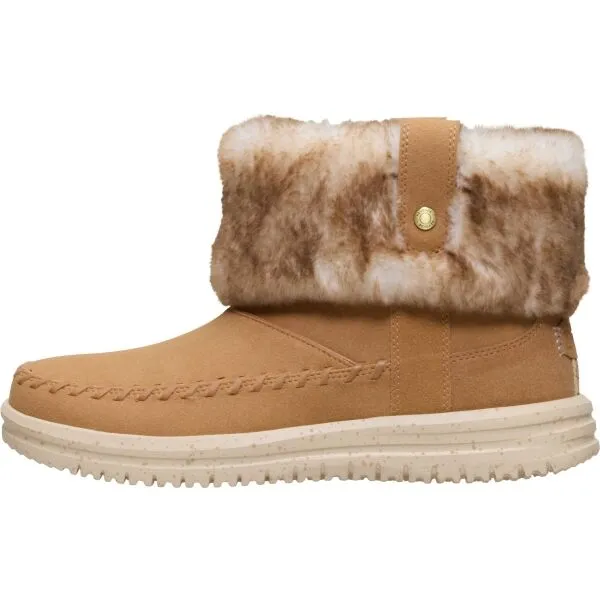 HEY DUDE CAMDEN CUFF CLASSIC COZY Dámska zimná obuv, hnedá, veľkosť