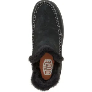 HEY DUDE CAMDEN SUEDE Dámska voľnočasová obuv, čierna, veľkosť