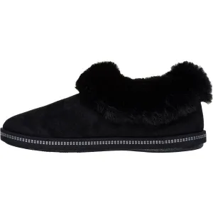 Skechers COZY CAMPFIRE Dámske zateplené papuče, čierna, veľkosť