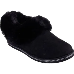 Skechers COZY CAMPFIRE Dámske zateplené papuče, čierna, veľkosť