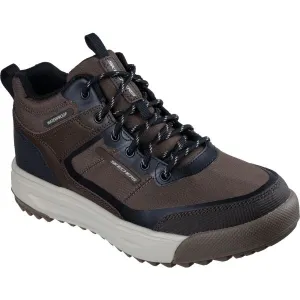 Skechers URBAN STREET HIKER Pánska vychádzková obuv, hnedá, veľkosť