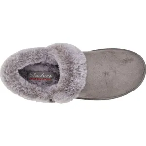Skechers COZY CAMPFIRE Dámske zateplené papuče, sivá, veľkosť