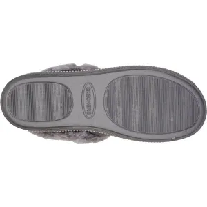 Skechers COZY CAMPFIRE Dámske zateplené papuče, sivá, veľkosť