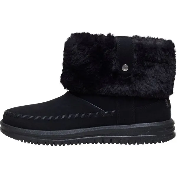 HEY DUDE CAMDEN CUFF CLASSIC COZY Dámska zimná obuv, čierna, veľkosť