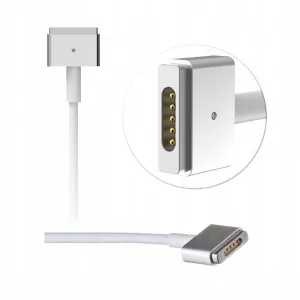 Adaptér pre Apple MacBook Air Pro MagSafe 2 T typ, 45W, biely
