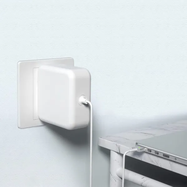 Adaptér pre Apple MacBook Air Pro MagSafe 2 T typ, 45W, biely