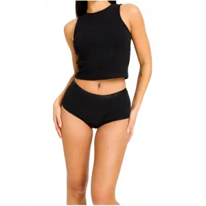 Menštruačné nohavičky Modibodi Basic Full Brief Super Overnight (BSFBSOBLAW) M