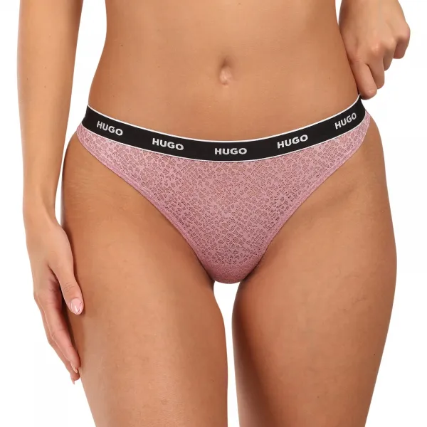 3PACK dámske tangá HUGO viacfarebné (50535265 962) M