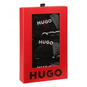 3PACK dámske tangá HUGO čierne (50550109 001) M