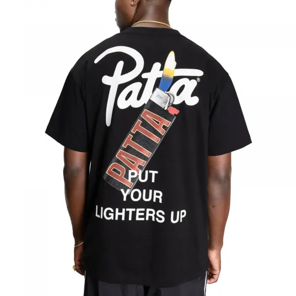 Patta Lighters T-Shirt "Black" (1000-290-0095-001)