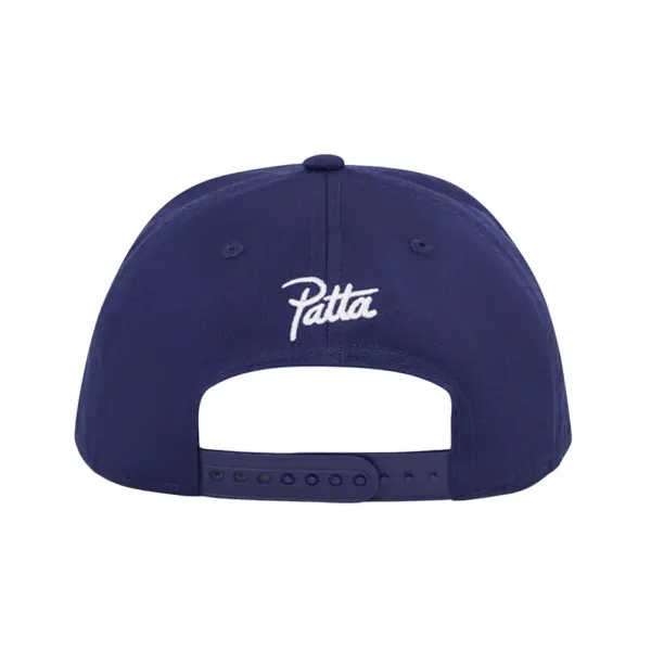 Patta Arc Logo Snapback Cap "Estate Blue" (4150-339-0020-204)